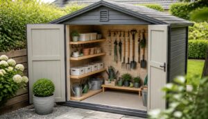 Astuces pour bien ranger un abri de jardin