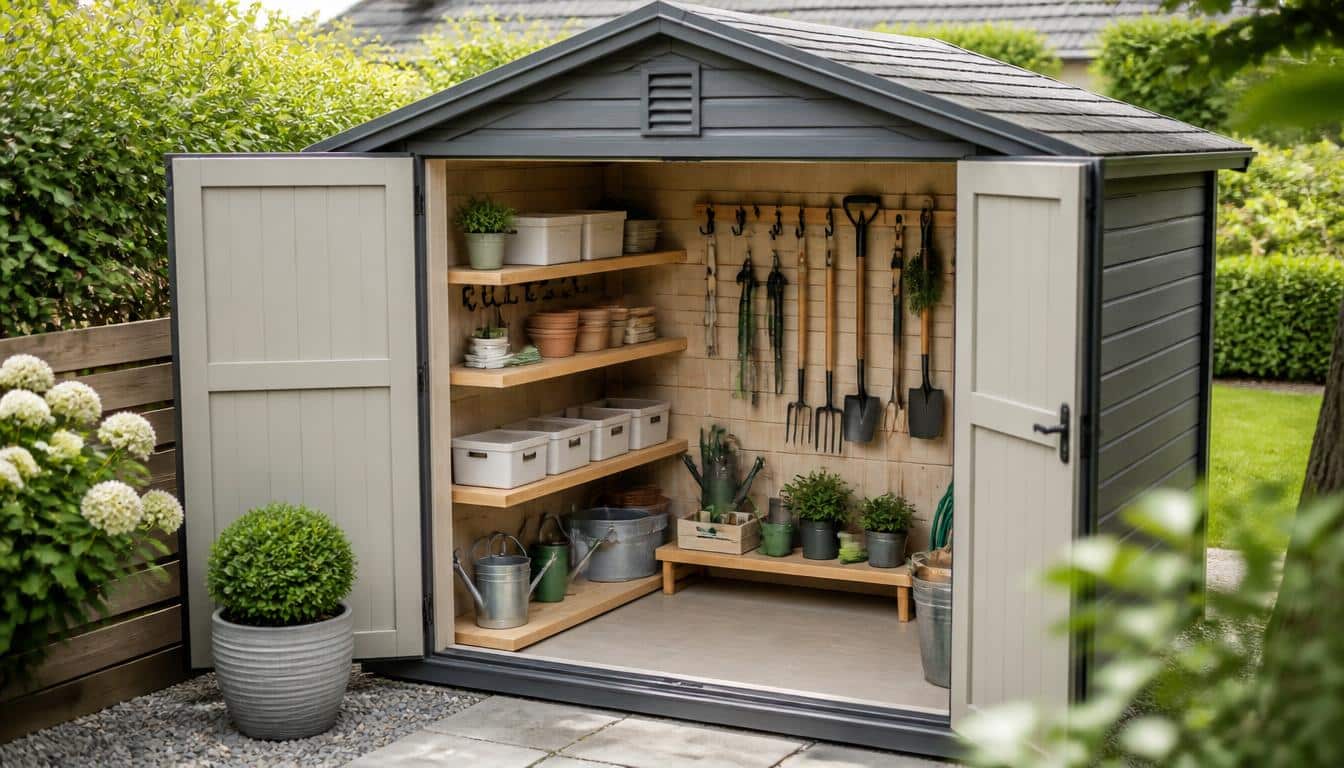 Astuces pour bien ranger un abri de jardin