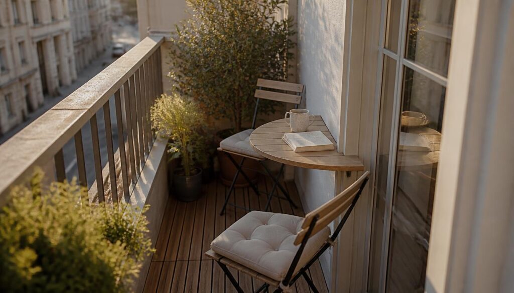 Quel salon de jardin choisir pour un balcon étroit