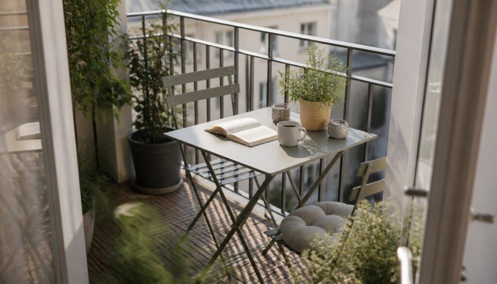 Choisir une table de jardin adaptée à son balcon